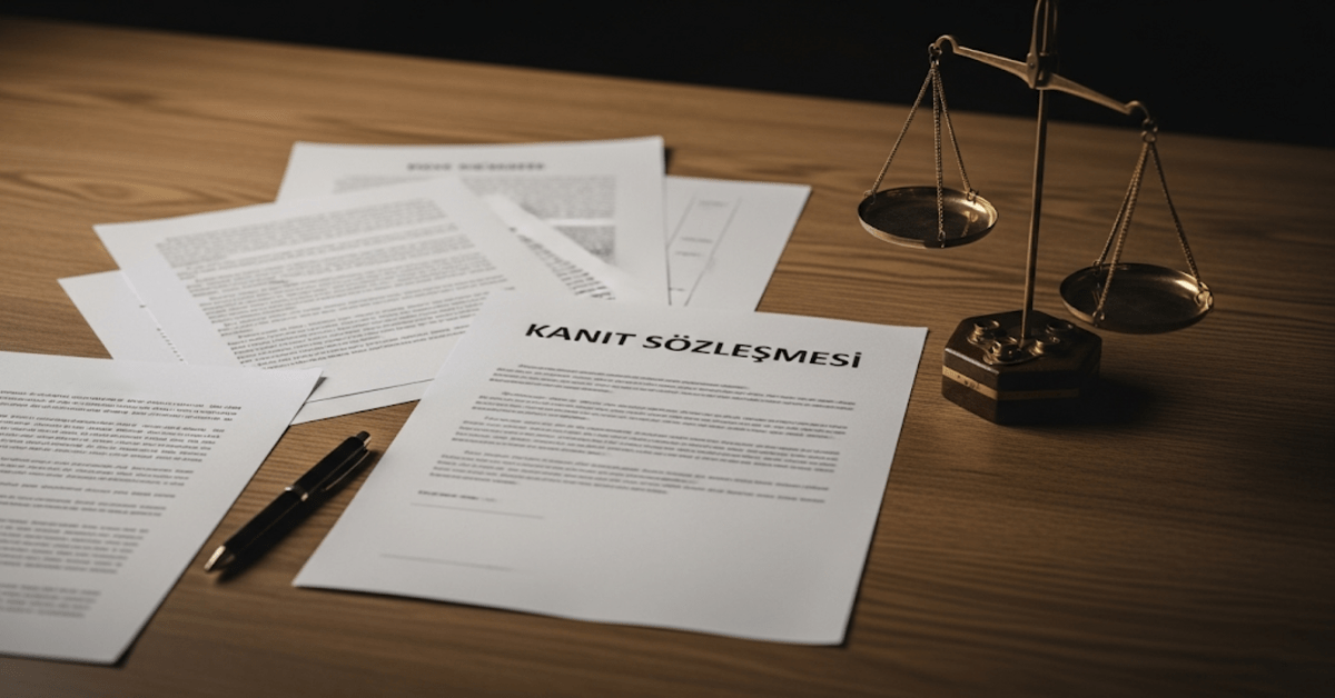 kanıt sözleşmesi